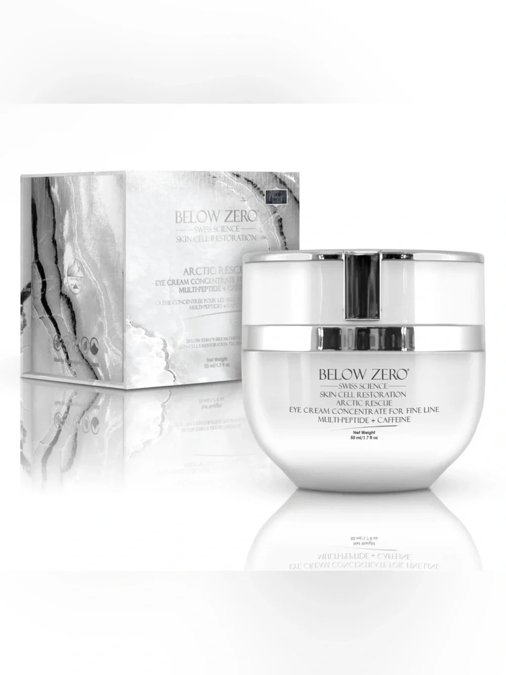 Below Zero Arctic Rescue Eye Firming Cream W/Multi-Peptide & Caffeine